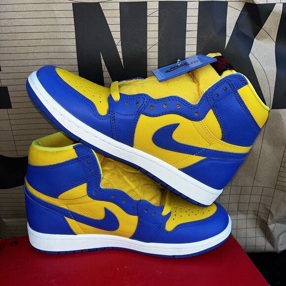NEW Nike Air Jordan 1 Retro High OG Reverse Laney FD2596-700 Women Size 6 - Picture 3 of 9